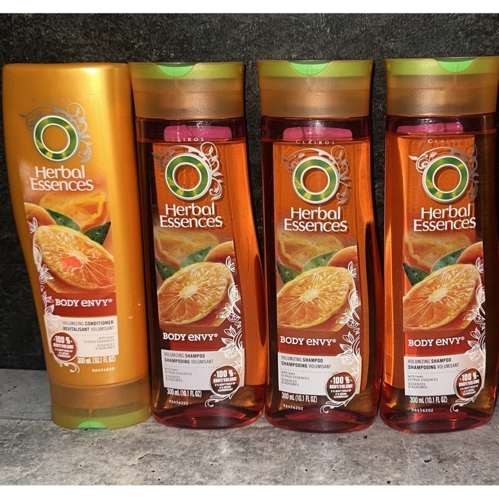 Original Herbal Essences Body Envy 3 SHAMPOO & CONDITIONER Set Clairol